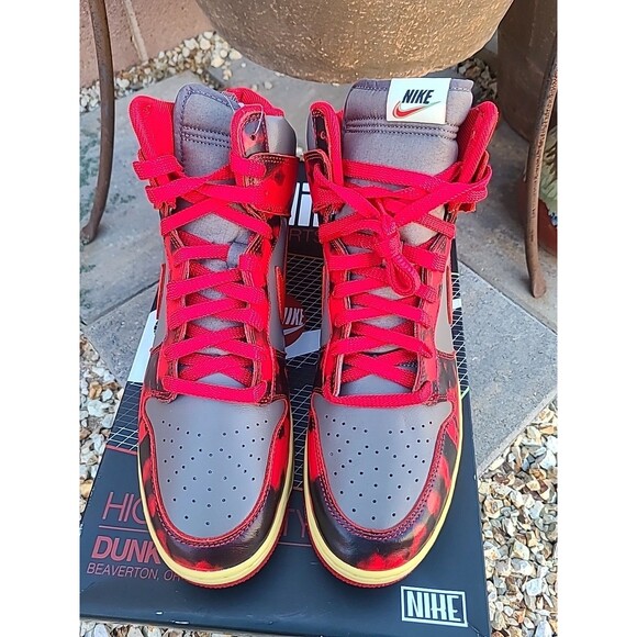 New In Box Nike Dunk High 1985 Red Acid Wash DD9404-604 Men\'s 12 main image 13